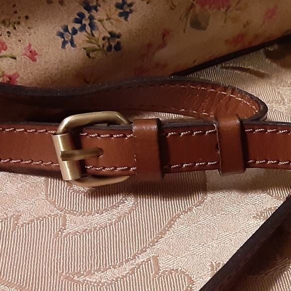 Patricia Nash Floral Leather Satchel/Should Bag - Picture 7 of 16